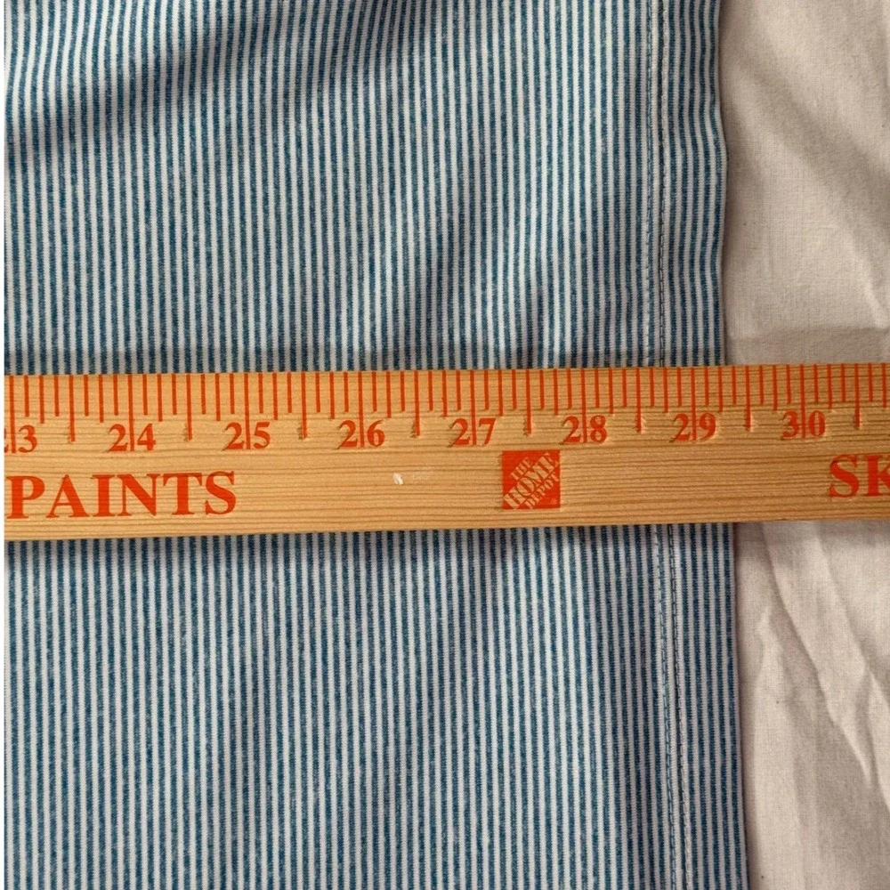 Nike Dri-FIT Polo Shirt Mens Lg Blue Striped Golf Performance Casual Sporty
